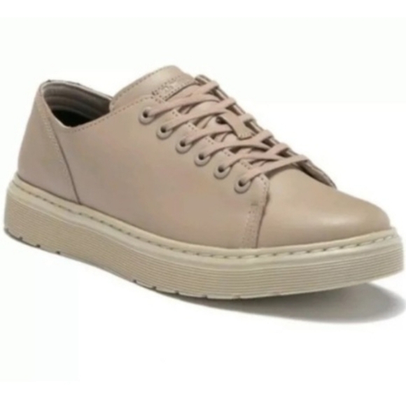 Dr. Martens Shoes - Dr. Martens Dante Leather Sneakers In Taupe Size 7